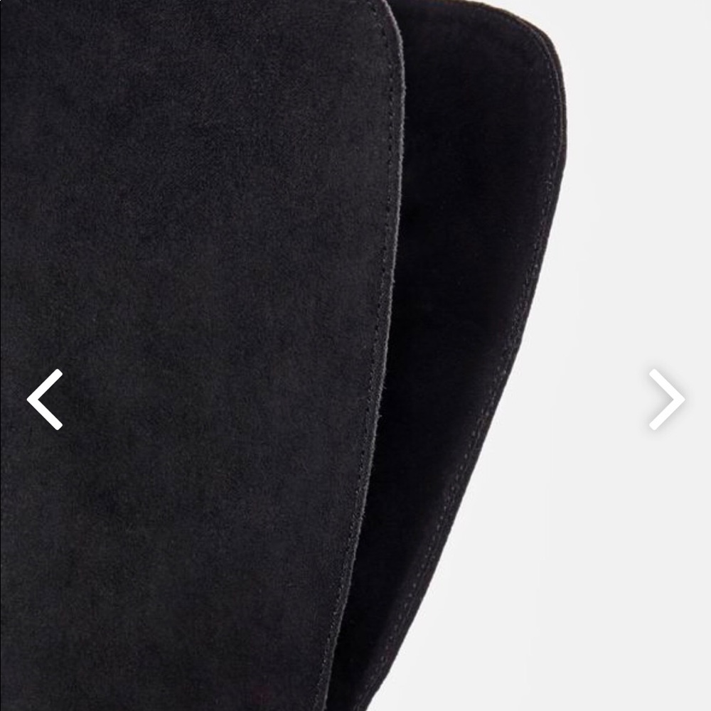 brand new black knee high boots size 8